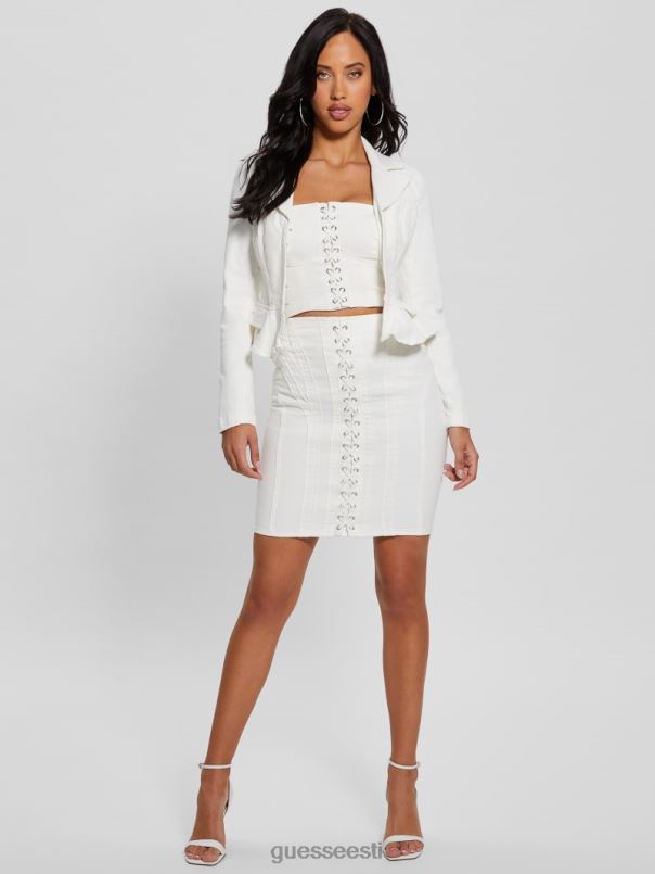 öko cecila pitsiline teksaseelik puhas valge GUESS kehakate naised BB4BB111