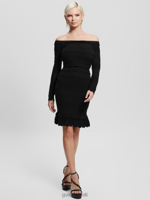 öko deeta pointelle seelik must GUESS kehakate naised BB4BB2362