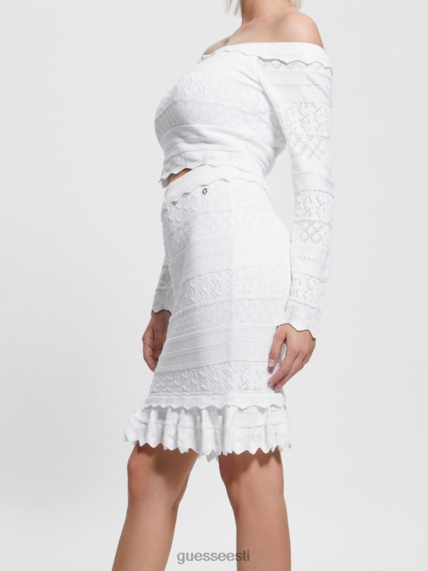öko deeta pointelle seelik puhas valge GUESS kehakate naised BB4BB2027