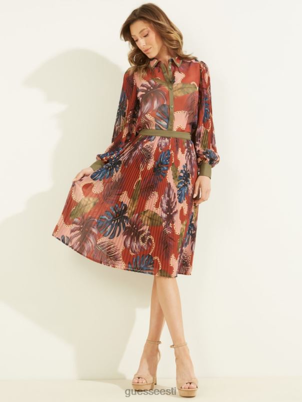 ökonoomne josephine seelik tiki klubi trükk GUESS kehakate naised BB4BB2435