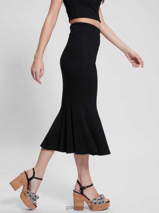 longuette voldiga seelik must GUESS kehakate naised BB4BB2022