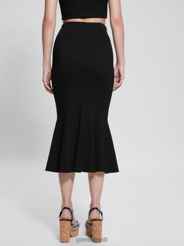 longuette voldiga seelik must GUESS kehakate naised BB4BB2022