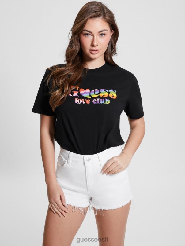 armastusklubi tee must GUESS kehakate naised BB4BB1112