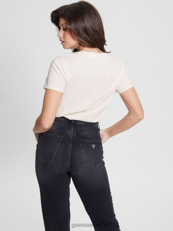 banaanipuu lihtne tee valge glam GUESS kehakate naised BB4BB1133