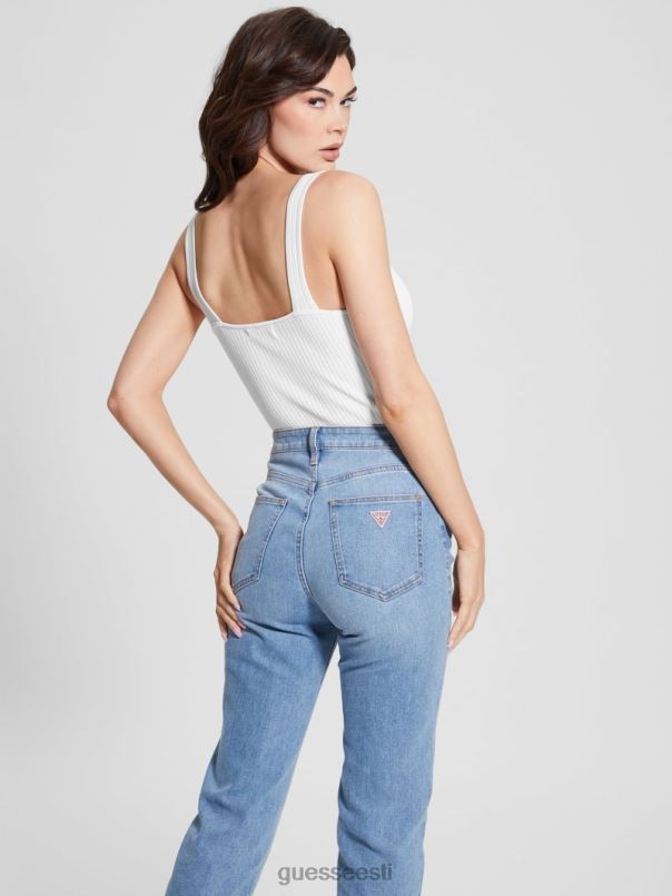 kaylee hook & eye bodysuit kreemjas valge GUESS kehakate naised BB4BB1051