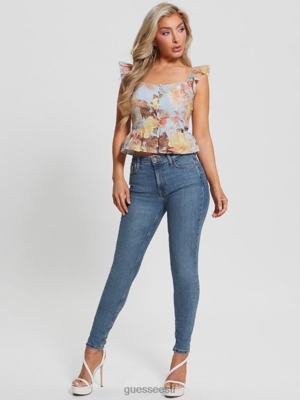 öko carine peplum top virsiku tuli GUESS kehakate naised BB4BB1186