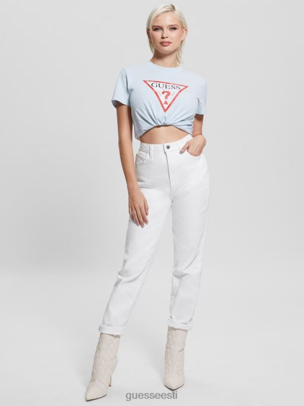 öko kolmnurga logoga tee heelium GUESS kehakate naised BB4BB1594