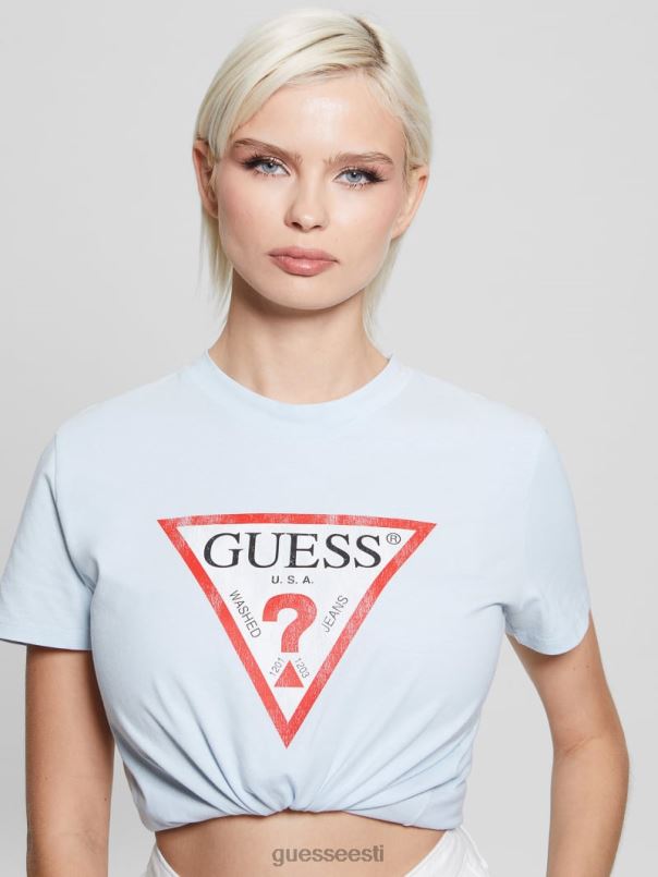 öko kolmnurga logoga tee heelium GUESS kehakate naised BB4BB1594