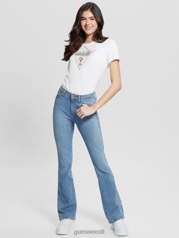 öko mitmetooniline litritega logoga tee puhas valge GUESS kehakate naised BB4BB1499