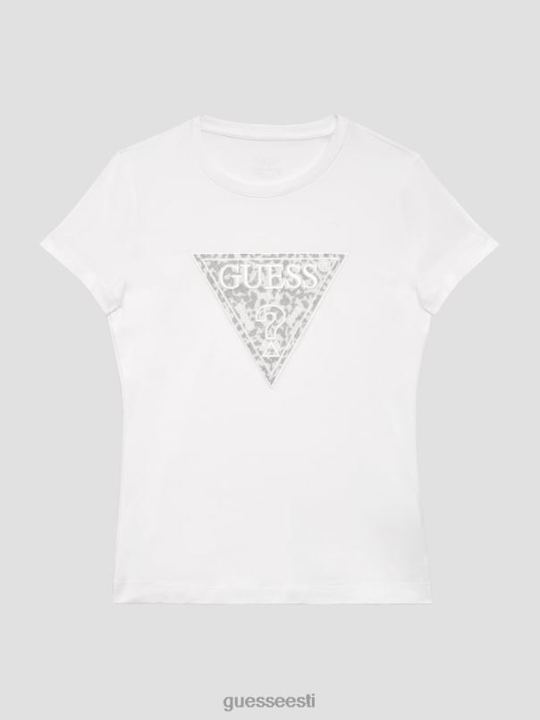 lidia logoga tee puhas valge GUESS kehakate naised BB4BB1235