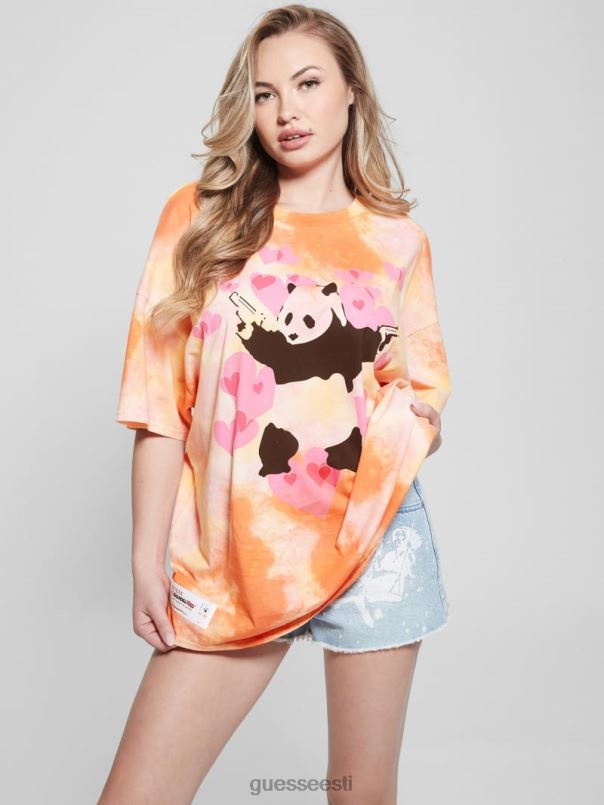 ülisuur panda lounge tee oranž slushie multi GUESS kehakate naised BB4BB1062