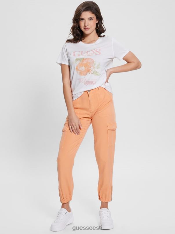 puu-lihtne tee puhas valge GUESS kehakate naised BB4BB951