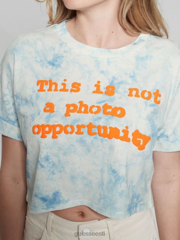 slogan crop tee hommikuhiilgus multi GUESS kehakate naised BB4BB1031