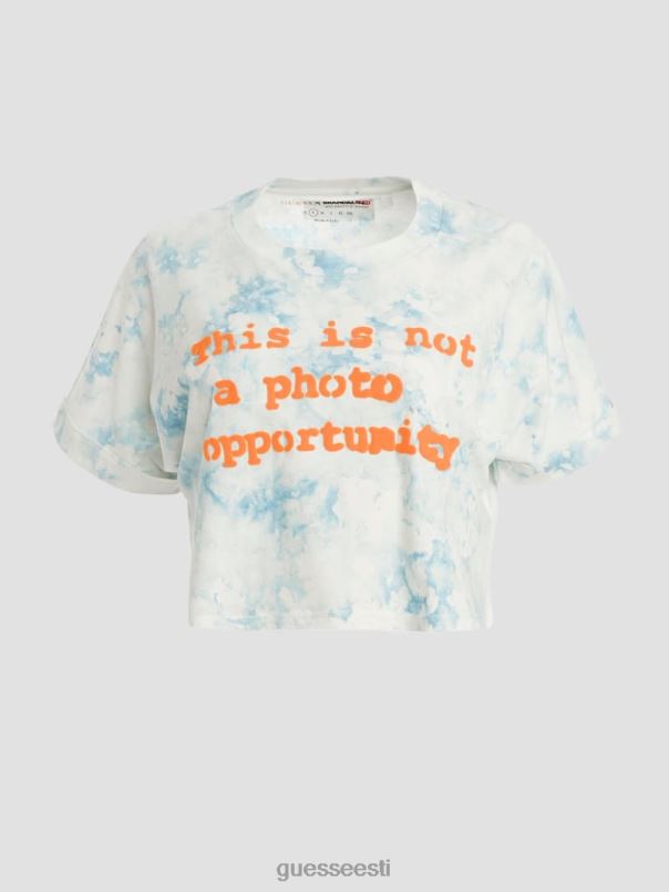 slogan crop tee hommikuhiilgus multi GUESS kehakate naised BB4BB1031