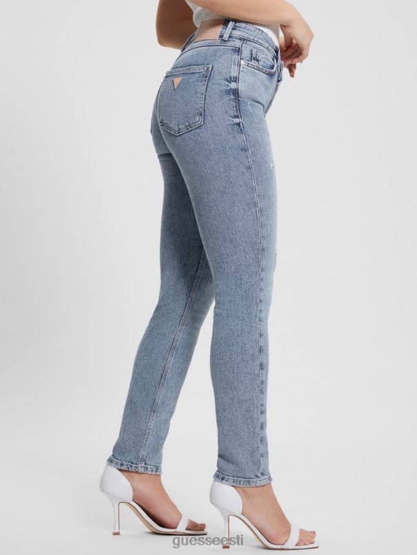 1981. aasta paljastatud nööpkärbsega kitsad teksad teater GUESS kehakate naised BB4BB5