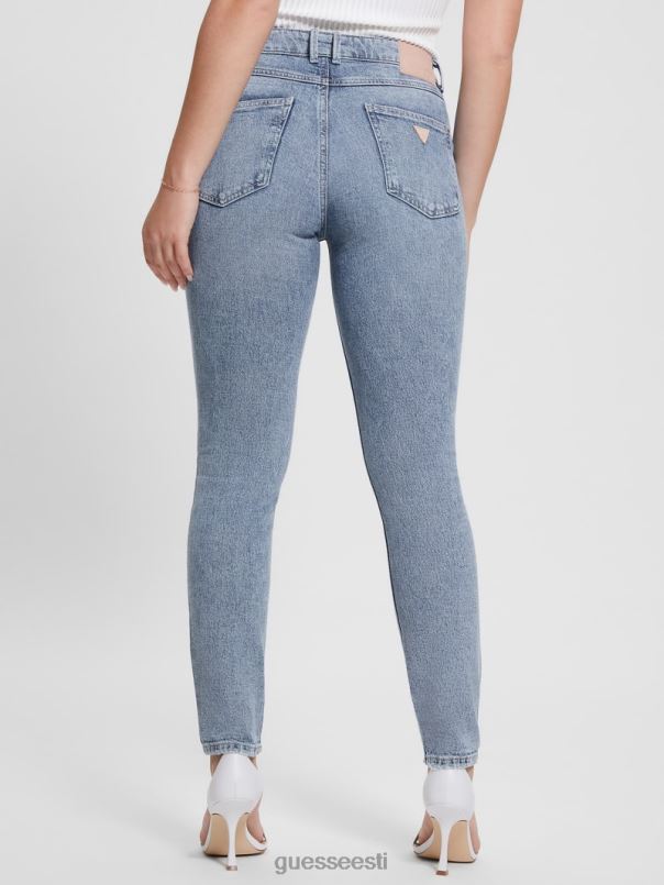 1981. aasta paljastatud nööpkärbsega kitsad teksad teater GUESS kehakate naised BB4BB5