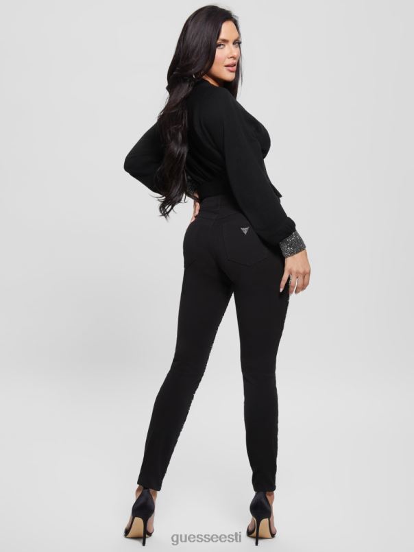 1981. aasta tiigri litritega kitsad teksad glam tiiger hõbe GUESS kehakate naised BB4BB220