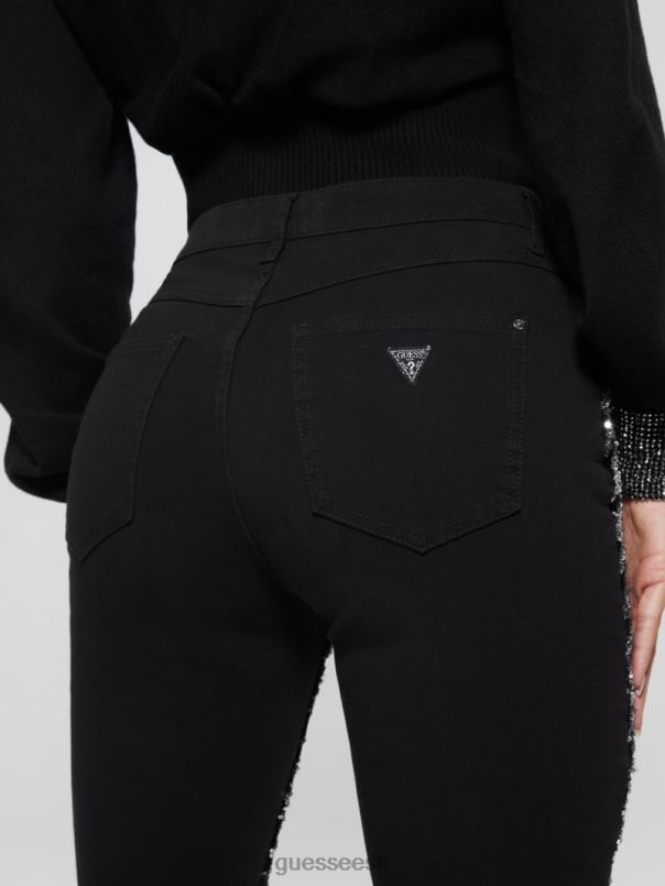 1981. aasta tiigri litritega kitsad teksad glam tiiger hõbe GUESS kehakate naised BB4BB220