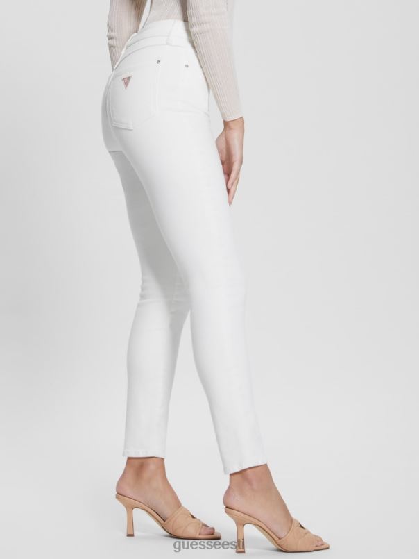 alfa kõrghoone kitsad teksad puhas valge GUESS kehakate naised BB4BB104