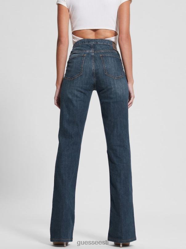 harlow pitsilised flare teksad kaotatud peopesad GUESS kehakate naised BB4BB99