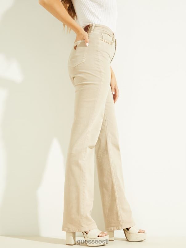 öko 80ndate ketidetailidega sirged teksad kuu kivi GUESS kehakate naised BB4BB217