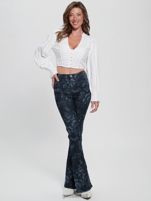 öko adeline lillelised kõrglahutavad teksad metslillede laserprint GUESS kehakate naised BB4BB127