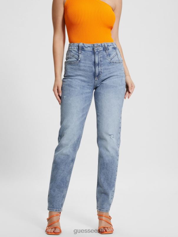öko kitseneva lõikega mom teksad teater GUESS kehakate naised BB4BB1