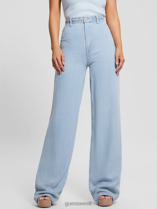 öko punutud ülikõrgete laia säärega teksad päikesepaisteline jää GUESS kehakate naised BB4BB60