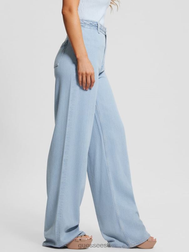 öko punutud ülikõrgete laia säärega teksad päikesepaisteline jää GUESS kehakate naised BB4BB60