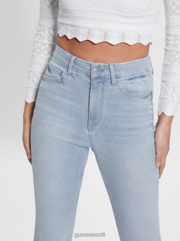 ökoikoon kõrged kitsad teksad tselestiit indigo GUESS kehakate naised BB4BB69