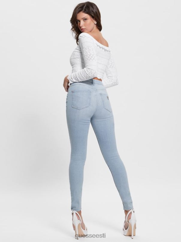 ökoikoon kõrged kitsad teksad tselestiit indigo GUESS kehakate naised BB4BB69