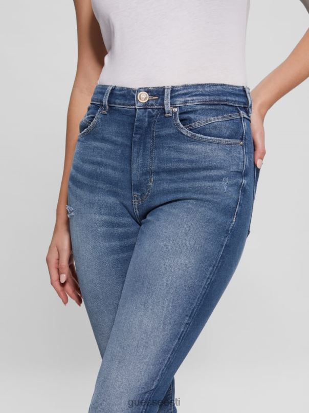 ökopopi 70ndate laienevad teksad kalitsükkel keskmine GUESS kehakate naised BB4BB44