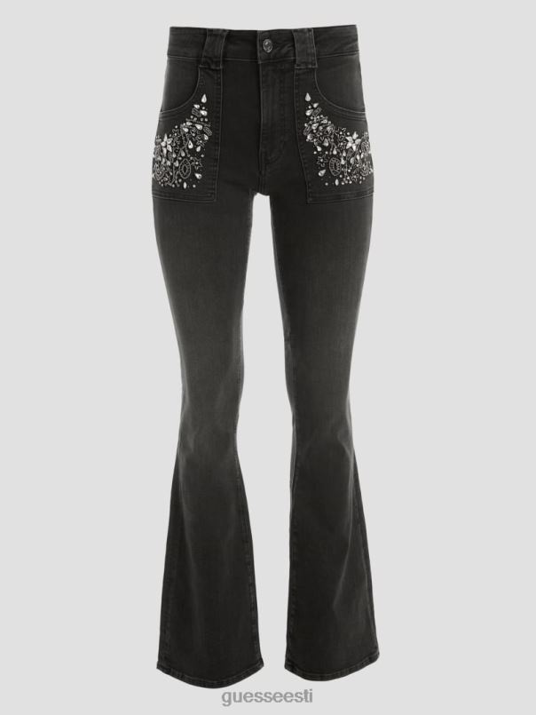 rayna kaunistatud baby bootcut teksad õhtu GUESS kehakate naised BB4BB159