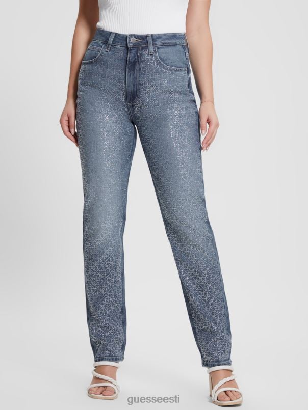 rhinestone quattro g mom teksad rännak GUESS kehakate naised BB4BB25
