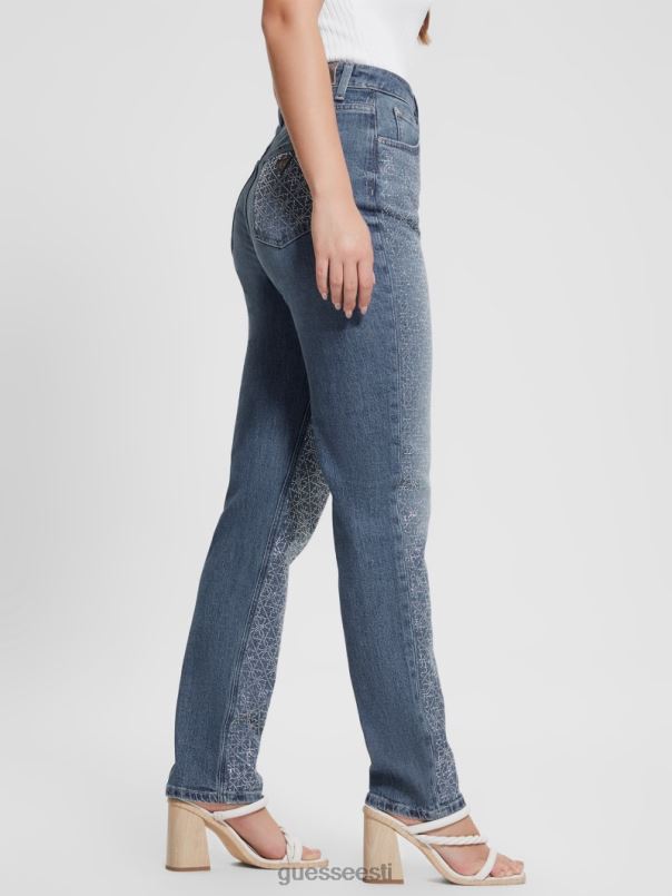 rhinestone quattro g mom teksad rännak GUESS kehakate naised BB4BB25