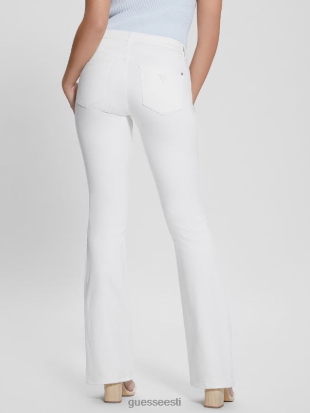ryder madala kõrgusega laienevad teksad puhas valge GUESS kehakate naised BB4BB224