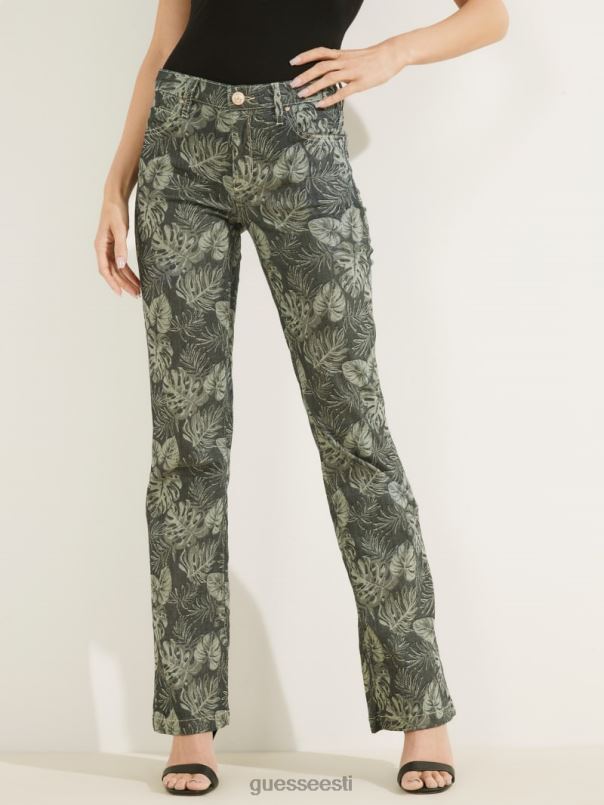 trükitud seksikad bootcut teksad grecale GUESS kehakate naised BB4BB155