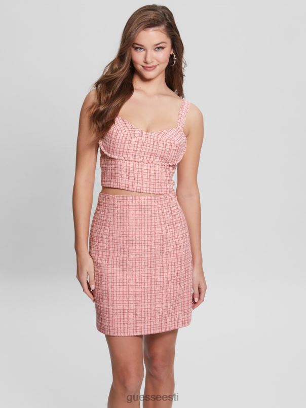 emily tweed top vintage põsepuna multi GUESS kehakate naised BB4BB1461