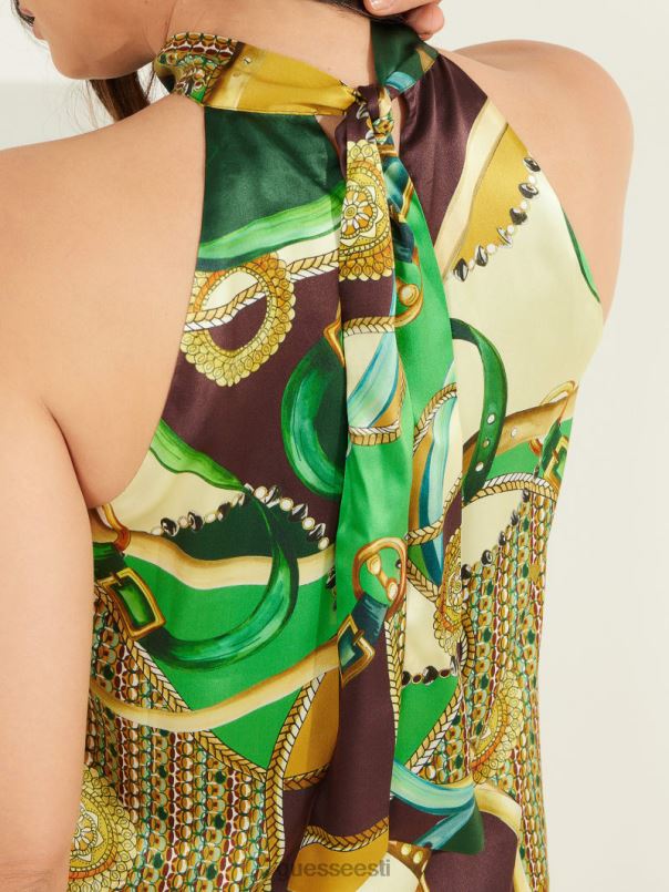 kelly siidist top kelly print GUESS kehakate naised BB4BB1428