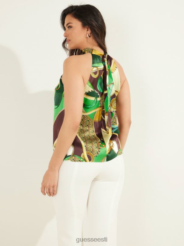 kelly siidist top kelly print GUESS kehakate naised BB4BB1428