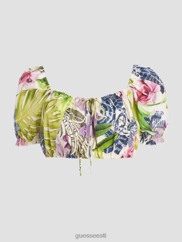 öko Mayara linane kärbitud top saare väljamõeldis GUESS kehakate naised BB4BB1325