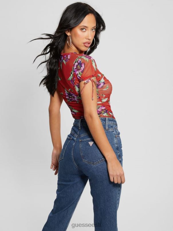 öko amaya shirred top terazza GUESS kehakate naised BB4BB975