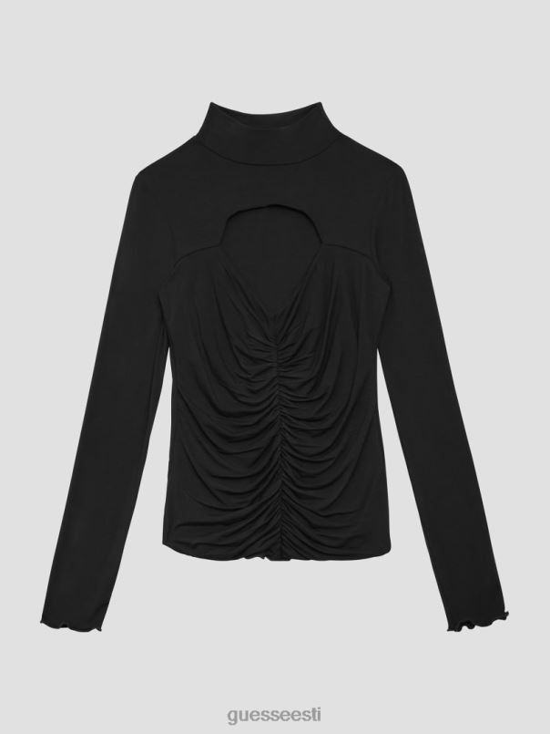 öko brienna väljalõikega top must GUESS kehakate naised BB4BB965