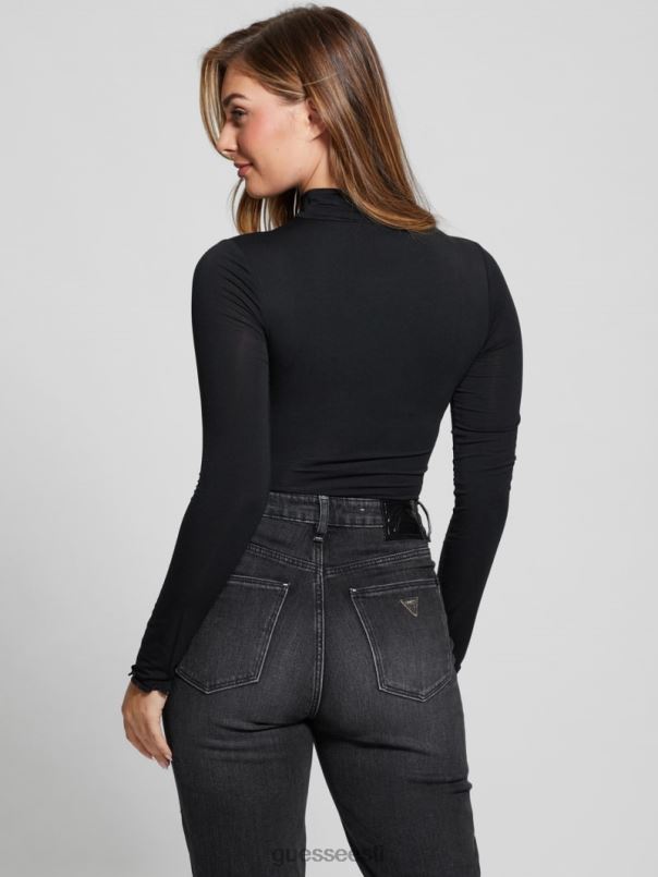 öko brienna väljalõikega top must GUESS kehakate naised BB4BB965