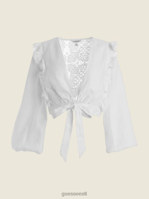 öko christabel top puhas valge GUESS kehakate naised BB4BB1657