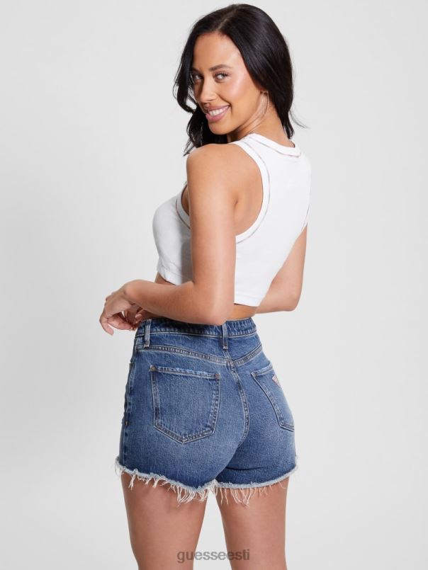 öko love tank top puhas valge GUESS kehakate naised BB4BB1054