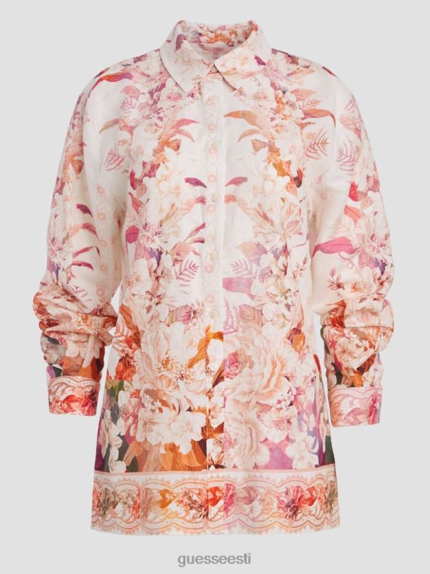 öko roosiline linane topp taastatud romantika GUESS kehakate naised BB4BB1136