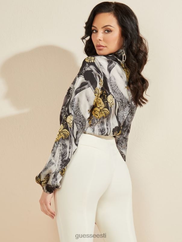 maggie top kuldne roos GUESS kehakate naised BB4BB1672