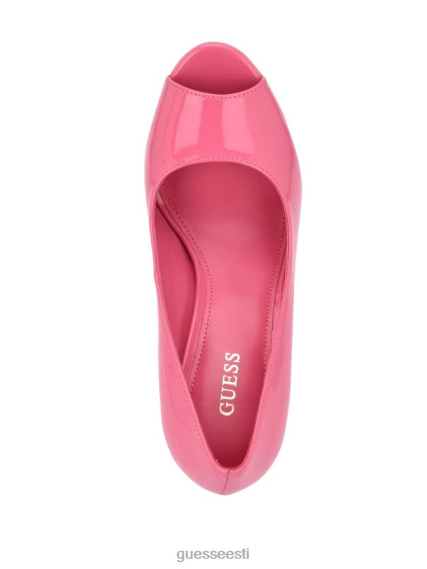 cacei peep-toe tikk-kontsad keskmine roosa GUESS jalatsid naised BB4BB3414