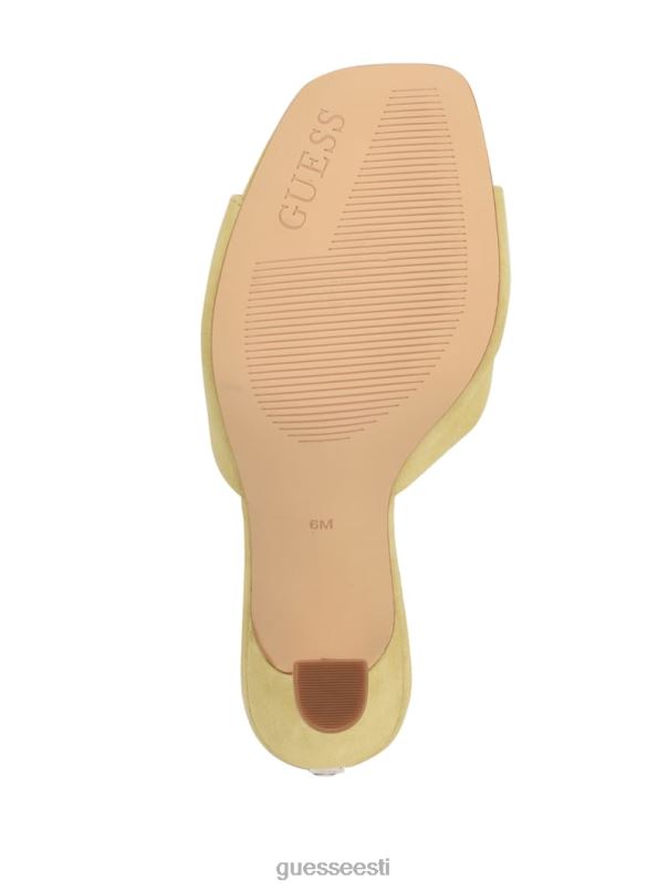 hambree seemisnahast kontsaga muulad kollane GUESS jalatsid naised BB4BB3452